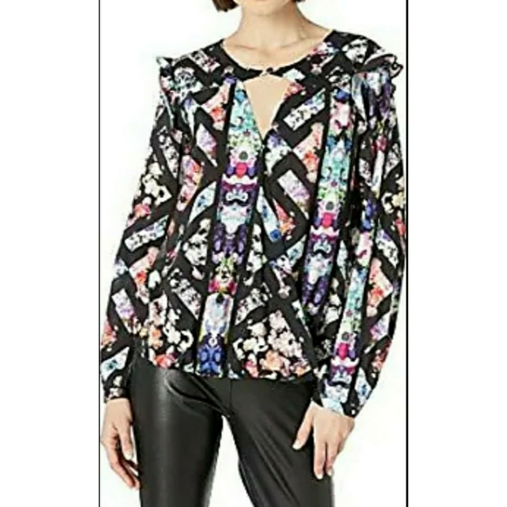 Nicole Miller long sleeve blouse